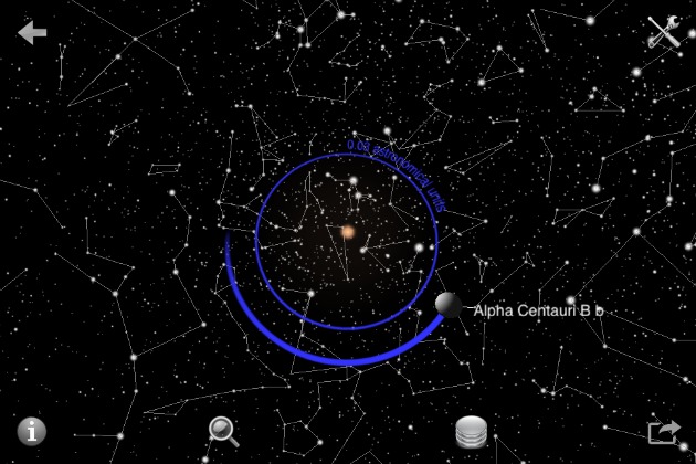 Exoplanet App Tracks Alpha Centauri Bb and Other Worlds